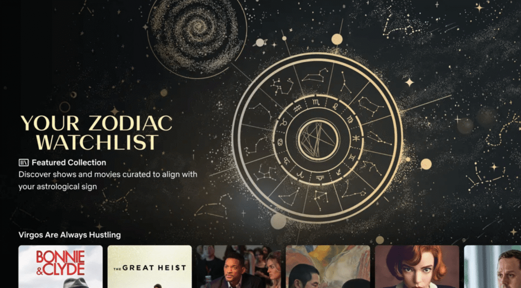 Netflix Zodiac Watchlist